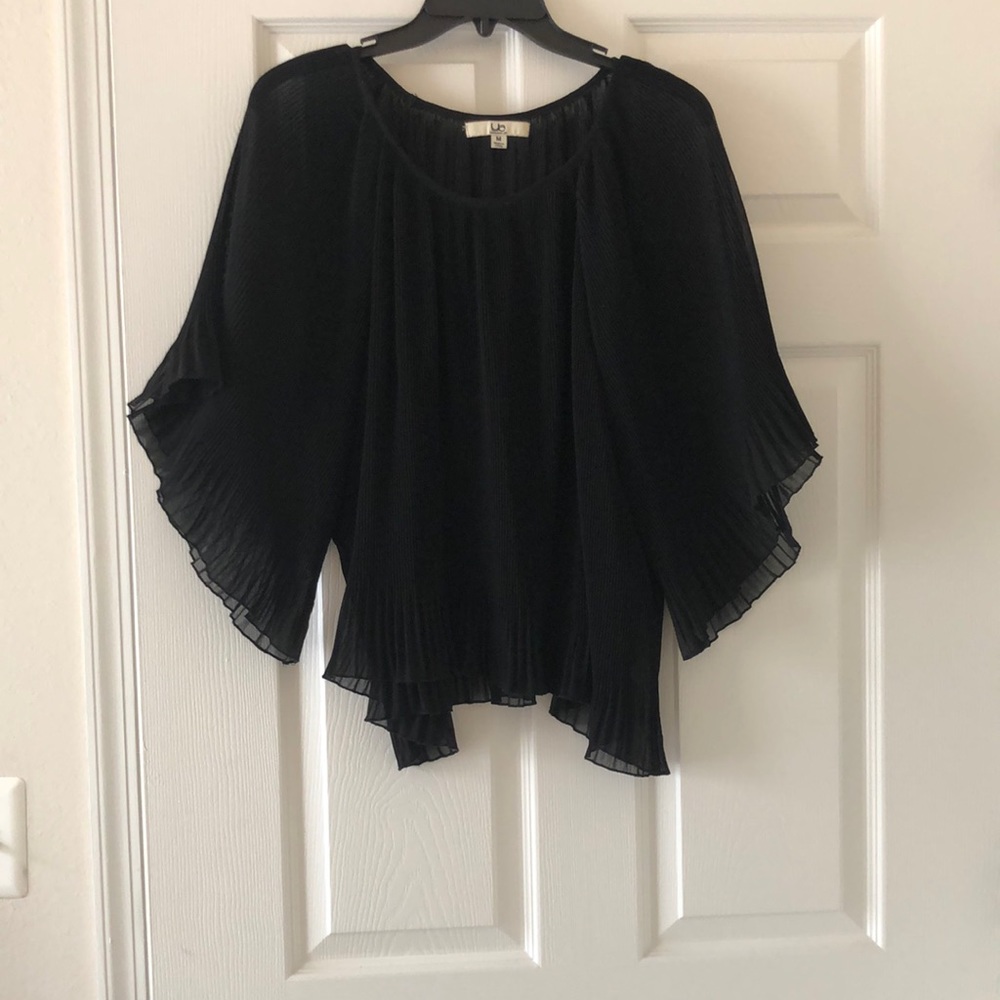 Black 70% silk 30% polyester blouse from Ya Los Angeles, size M